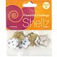 Пуговицы декоративные BUTTON FASHION, серия Favorite Findings Shellz, style 27, 17 шт., 20 мм